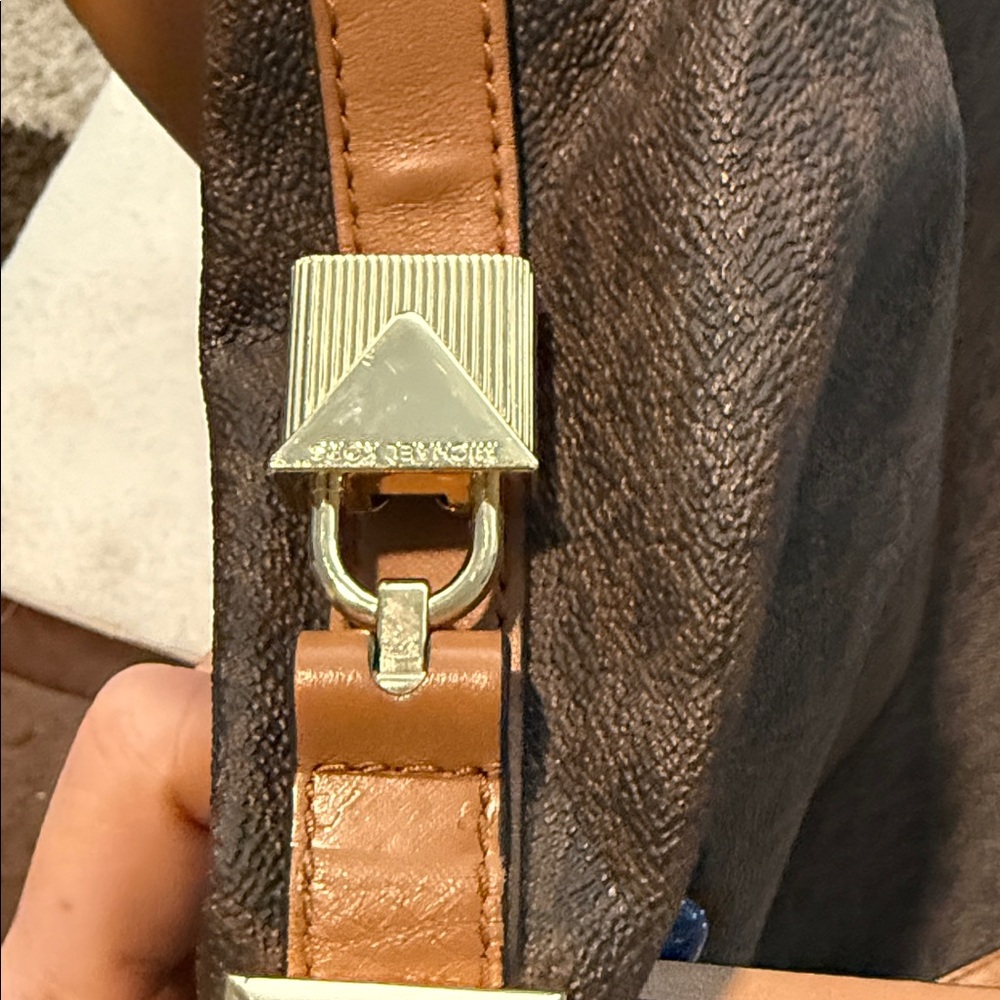Michael Kors Two-Tone Shoulder Bag - Picture 9 of 10